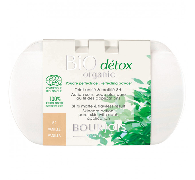 Пудра с эффектом детокса Bourjois Biodetox Organic